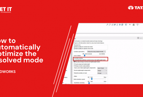 How to Automatically Optimize the resolved mode